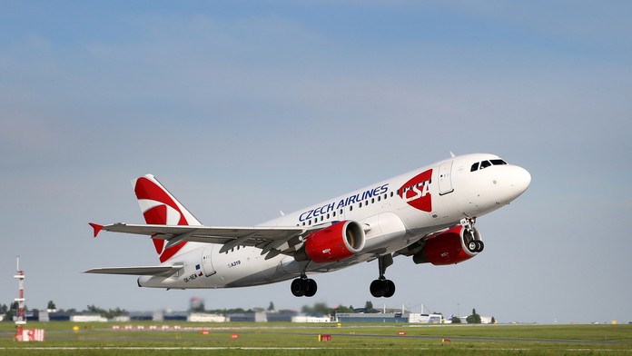 Airbus A319 českej leteckej spoločnosti ČSA