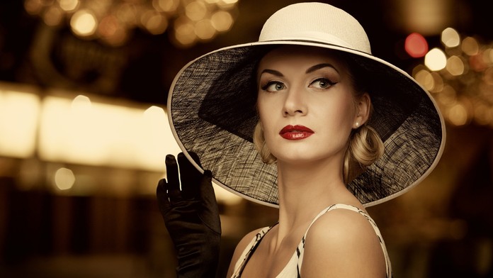 elegantná dáma