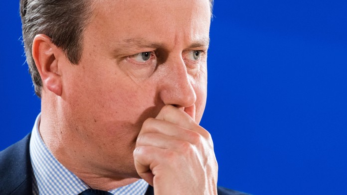 David Cameron v Bruseli. (archív)