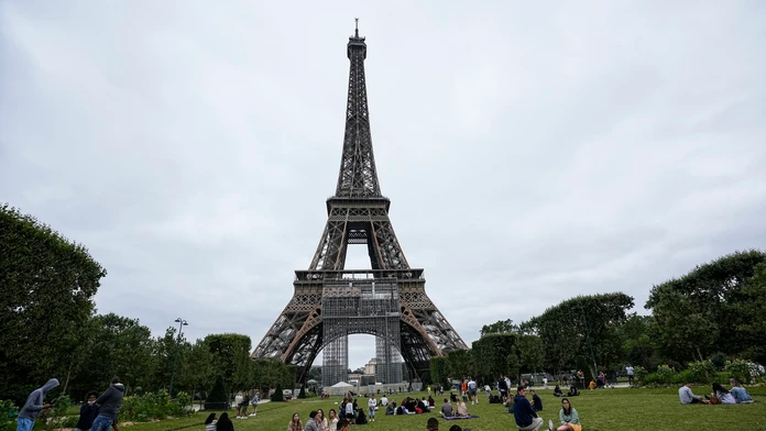 Eiffelová veža v Paríži.