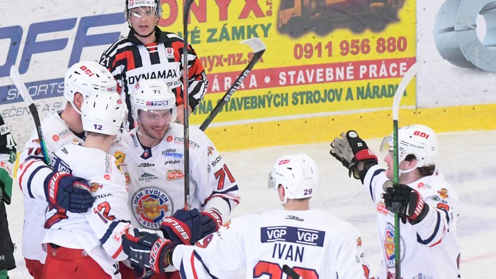 Zvolen sa raduje z gólu proti Novým Zámkom.