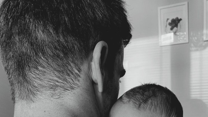 Adam Bardy so synčekom