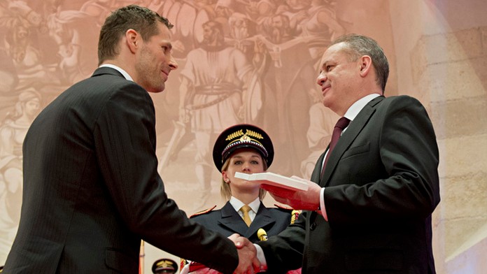 Michala Handzuša ocenil prezident Andrej Kiska.