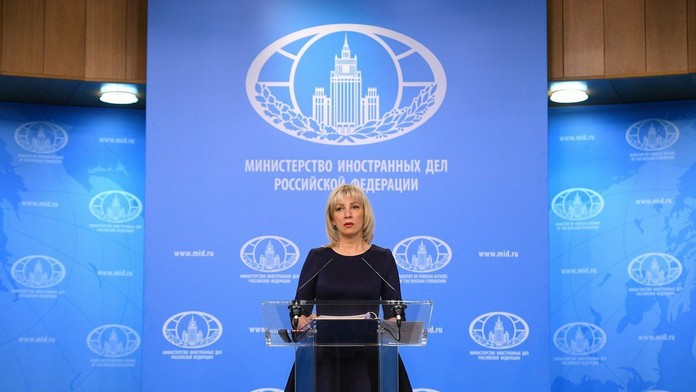 Hovorkyňa ruského rezortu diplomacie Maria Zacharova. 