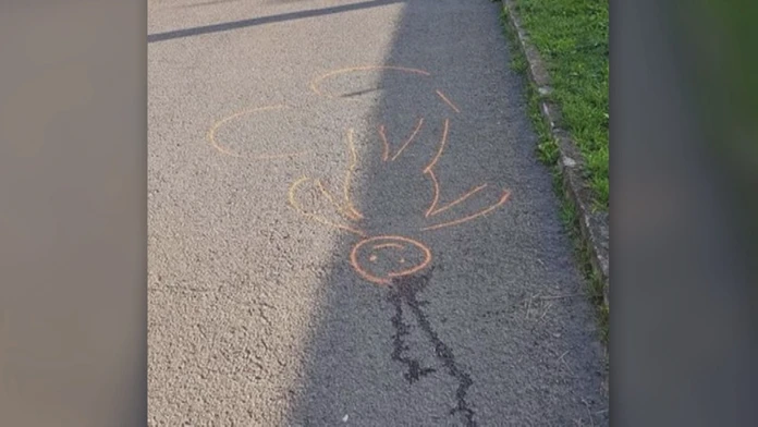 Kresba mŕtvoly.