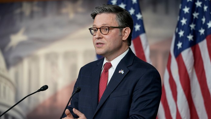 Predseda Snemovne reprezentantov Mike Johnson.