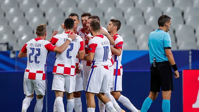 Hokejisti Vegasu sa tešia po výhre.