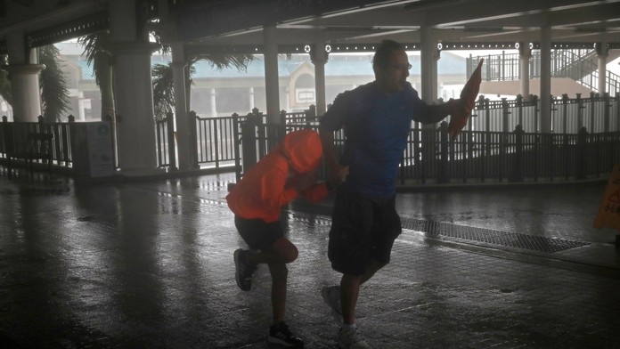 Tajfún Mangkhut dorazil do Číny