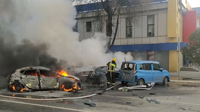 VIDEO: Odvetný úder Ukrajincov v centre Belgorodu. Obetí už je 18, sú medzi nimi aj deti, hlásia Rusi