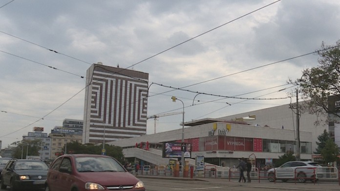 Street art na hoteli Kyjev.