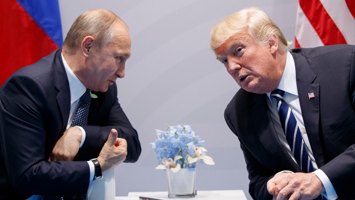 Vladimir Putin a Donald Trump