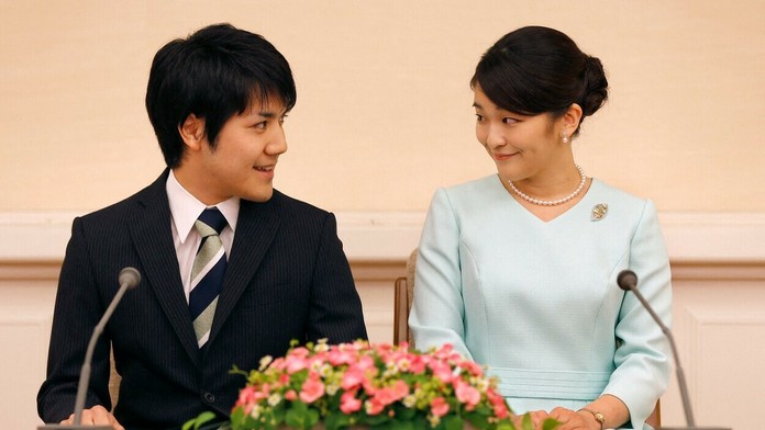 Japonská princezná s priateľom