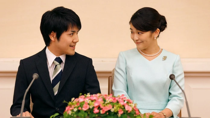 Japonská princezná s priateľom