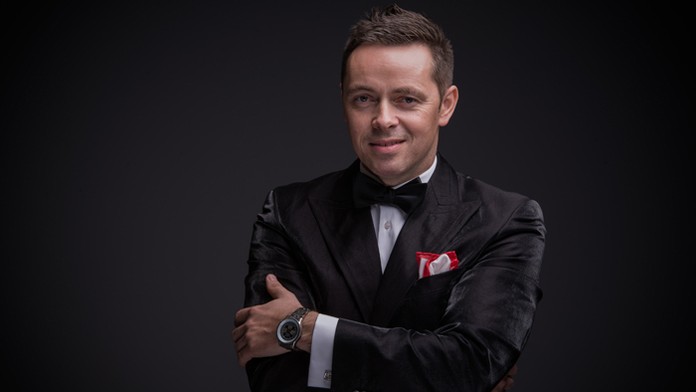 Predseda ĽSNS Marian Kotleba a zvolení europoslanci Milan Uhrík a Miroslav Radačovský.