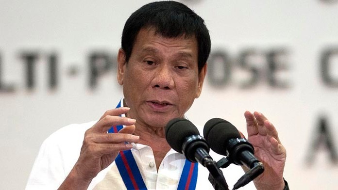 Filipínsky prezident Rodrigo Duterte.