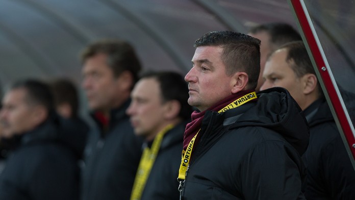 Na snímke staronový tréner Podbrezovej Marek Fabuľa.