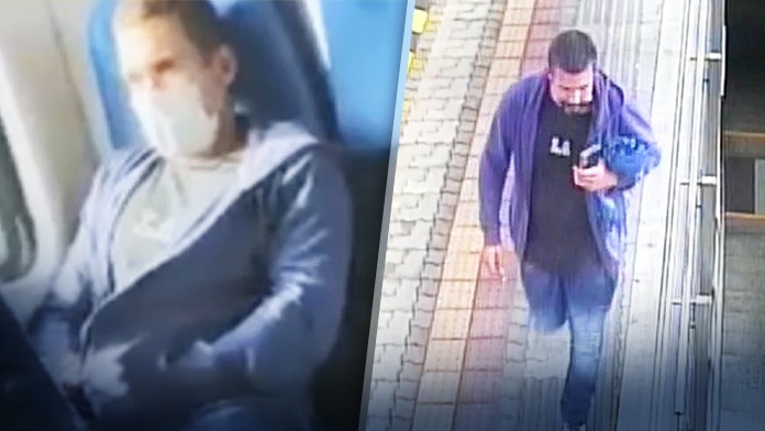 Exibicionista z vlaku na trase Dunajska Streda - Bratislava.