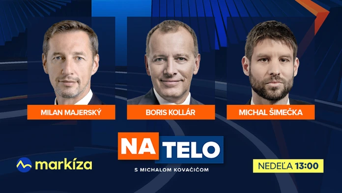 Hosťami relácie Na telo budú Milan Majerský, Boris Kollár a Michal Šimečka