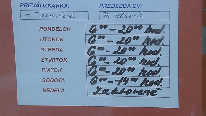 Nedeľný predaj.