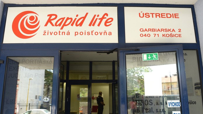 Sídlo košickej poisťovne Rapid Life.
