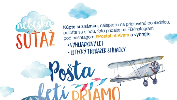 Pošta letí k vám.