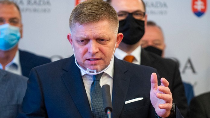 Predseda Smer-SD Robert Fico.