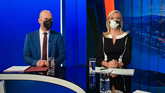 Gábor Grendel a Denisa Saková.