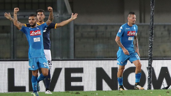 Lorenzo Insigne a Marek Hamšík.