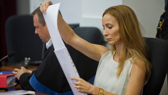 Podnikateľka Eva Turcsányi Zámečníková na súde.