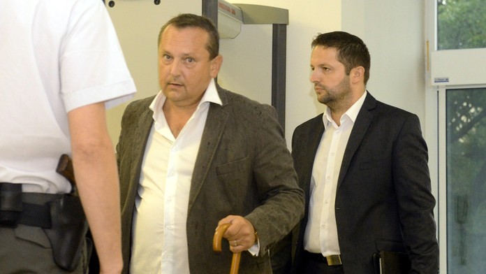Patrik Pachinger a Dávid Brtva na súde ešte v roku 2014.