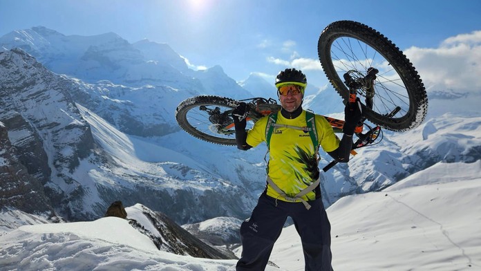 Adam Lehocký na svahoch Annapurny