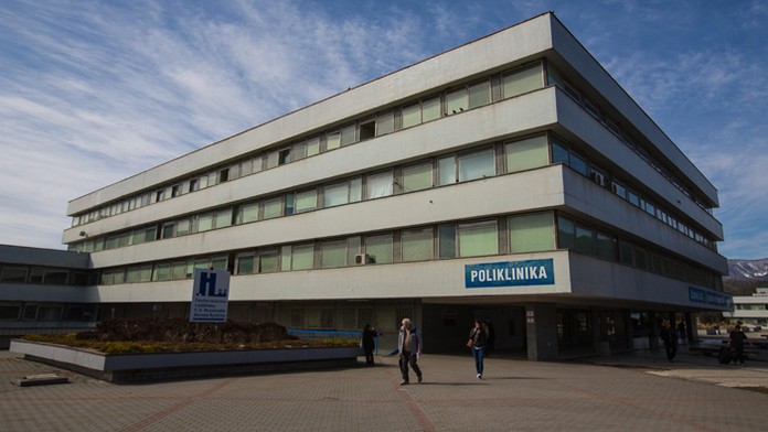 Detská fakultná nemocnica s poliklinikou v Banskej Bystrici.