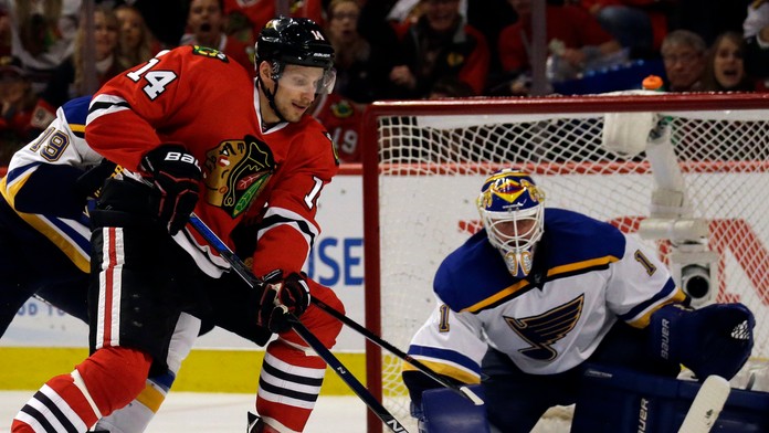 Hokejista Chicaga Blackhawks Slovák  Richard Pánik 