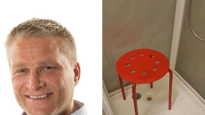Klaus a jeho stolička.