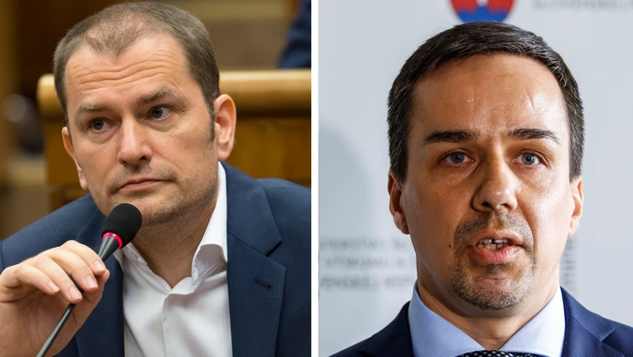Igor Matovič a Erik Tomáš