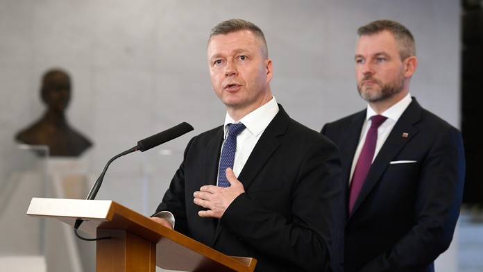 Krisztián Forró a Peter Pellegrini