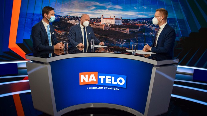 Juraj Blanár a Jaroslav Naď v Na telo.