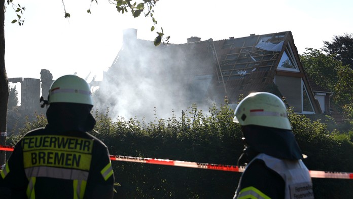 Výbuch domu v Brémach
