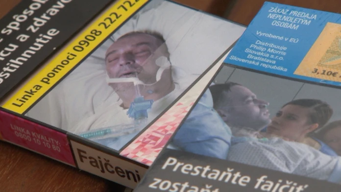 Škatuľka cigariet. 
