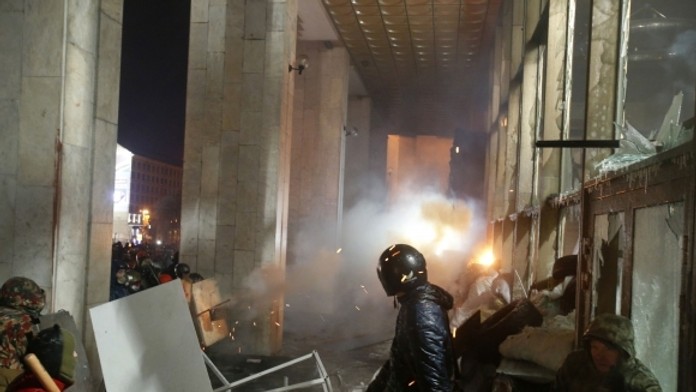 Násilnosti v Kyjeve