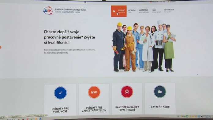 Nefunkčný portál kvalifikácie.sk.