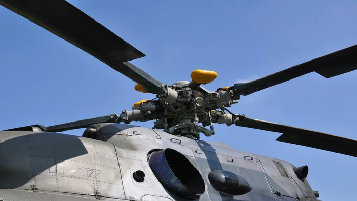 Na snímke vrtuľník.