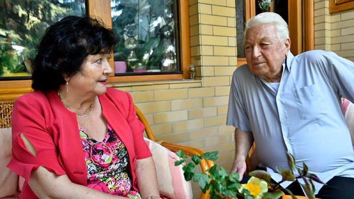 Eva Urminská a Jozef Urminský, ktorí sa zobrali krátko po vpáde vojsk Varšavskej zmluvy do Československa v auguste 1968.