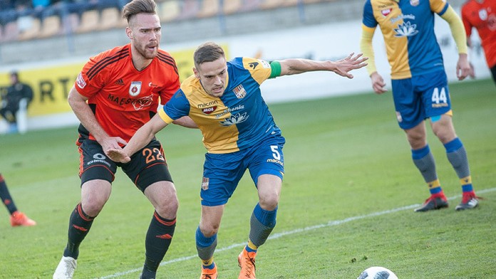 Ismar Tandir (Ružomberok) a Tomáš Huk (Dunajská Streda).