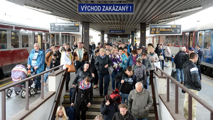 Železničná stanica v Košiciach 