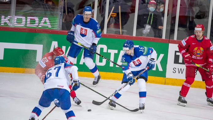 Bielorusko - Slovensko na MS v hokeji v lotyšskej Rige