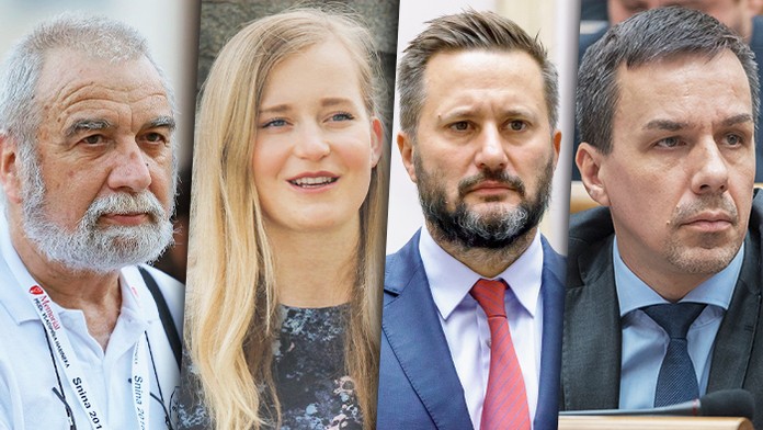 V. Dobiáš, V. Marcinková, M. Vallo, E. Tomáš.
