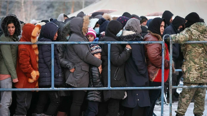 Migranti na bielorusko-poľskej hranici