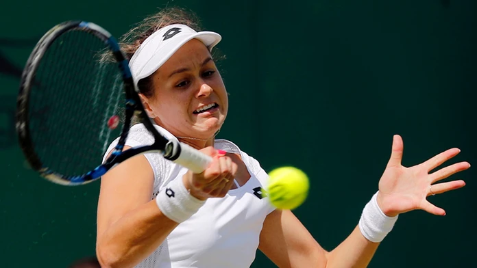 Jana Čepelová na Wimbledone.