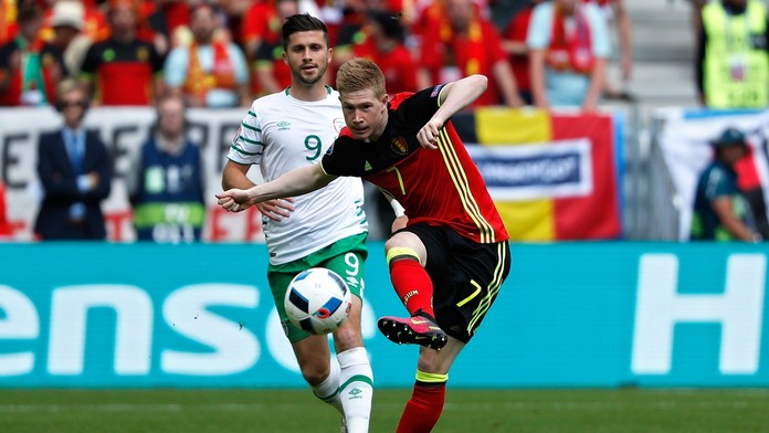 Snímky zo zápasu Belgicko - Írsko